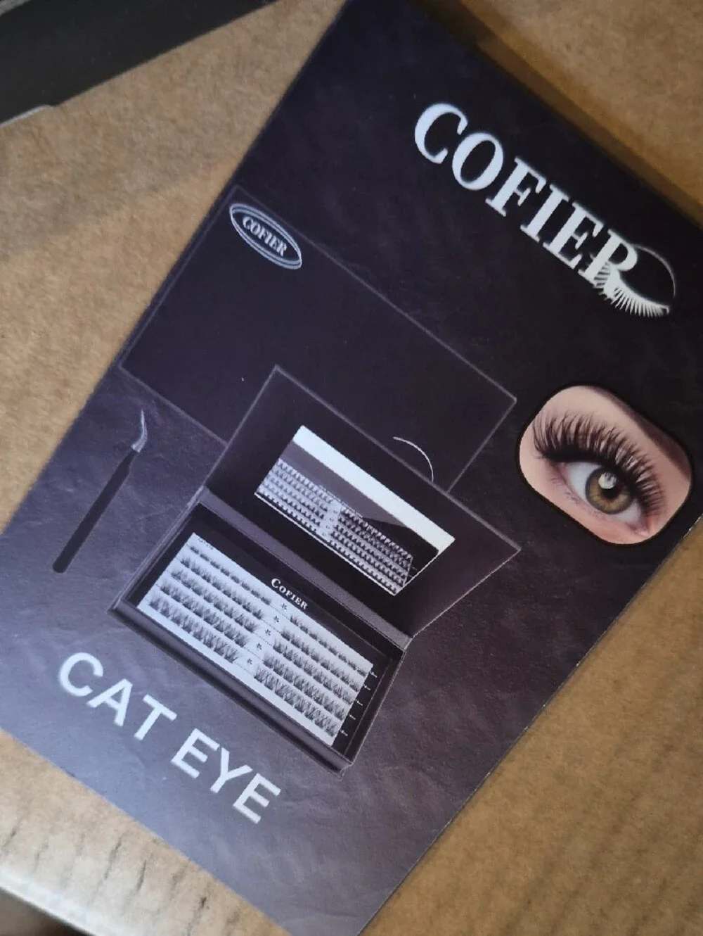 Coffier Cat Eye No-Glue Lashes Kit - Entire Kit New In Box
